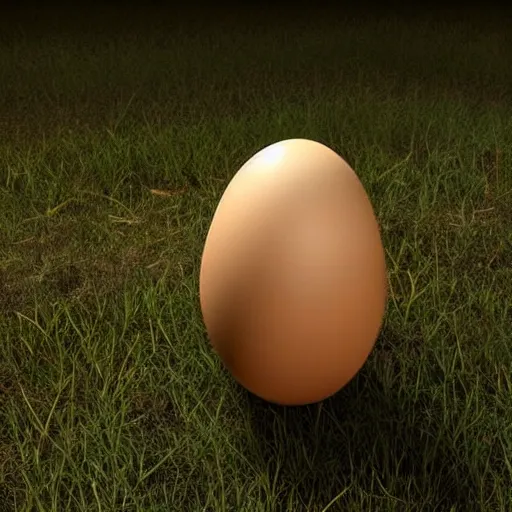 Prompt: chicken protecting very large egg, hyper realistic, trending artstation, award winning photo, volumetric lighting