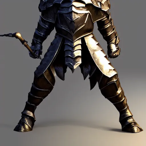 Prompt: dark warrior, dark fantasy, shiny armor, unreal engine, hyperrealistic