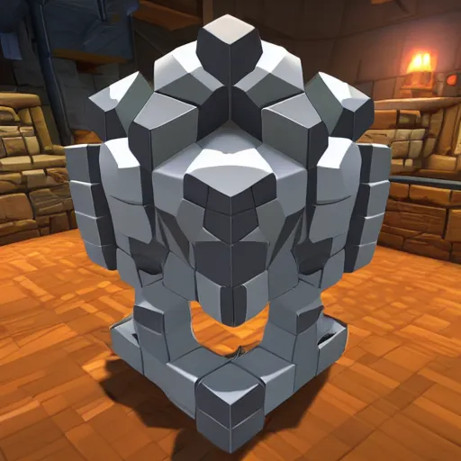 Prompt: companion cube from the game portal