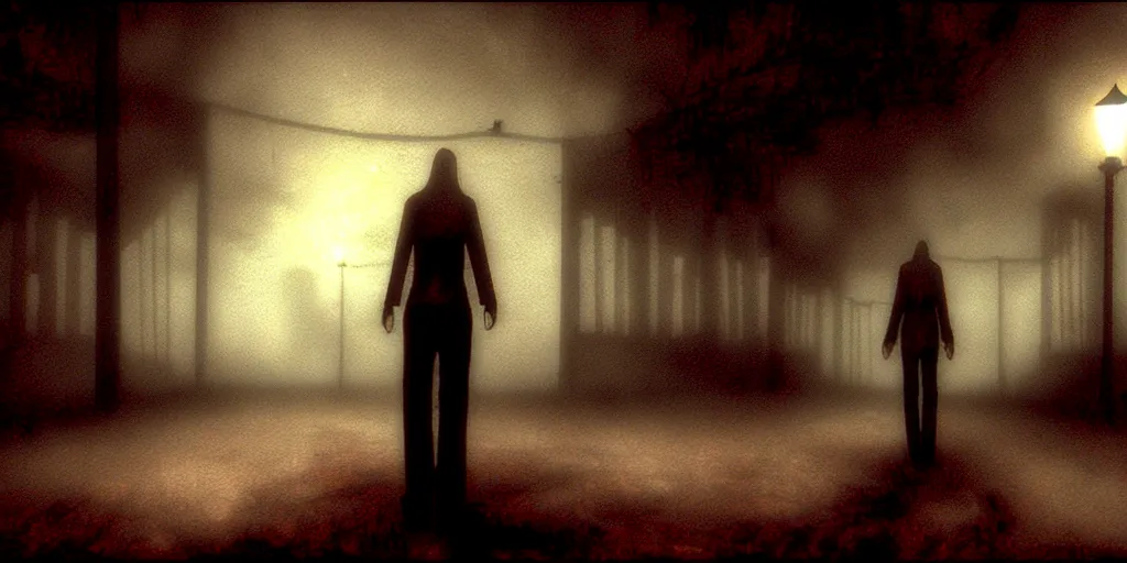 Prompt: heaven's night, silent hill