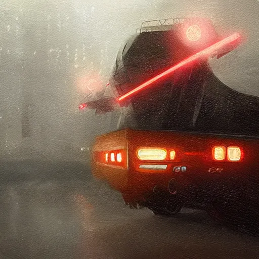 Image similar to by WLOP, in blade runner 2047