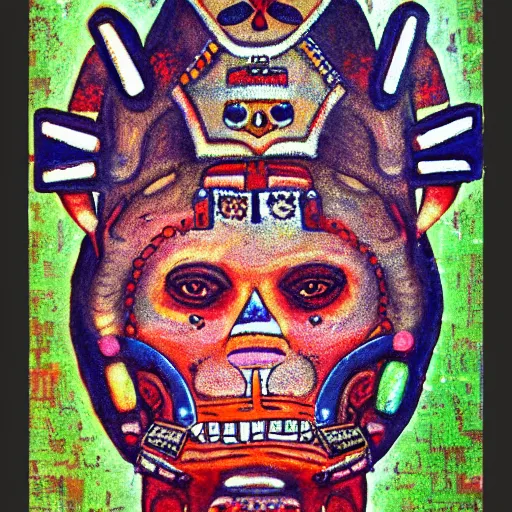 Image similar to portrait of xolotl