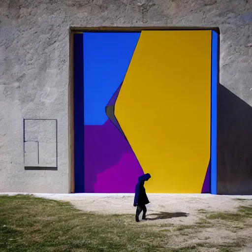 Image similar to ecstatic, unplanned by serge najjar futuresynth. a beautiful installation art of a large, colorful bird with a long, sweeping tail. the bird is surrounded by swirling lines & geometric shapes in a variety of colors