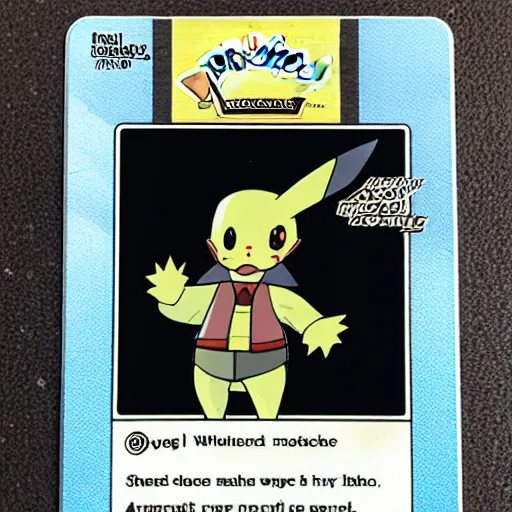 Image similar to walter white pokemon card, pokemon, card, scan