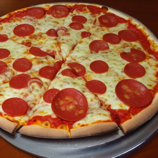 Image similar to worst pizza in existence