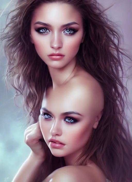 Image similar to a gorgeous female photo, professionally retouched, realistic, smooth face, perfect eyes, symmetrical, full body shot, wide angle, sharp focus, 8 k high definition, insanely detailed, intricate, elegant, art by artgerm