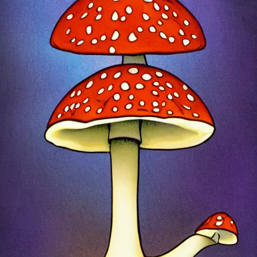 Image similar to mushroom alien female