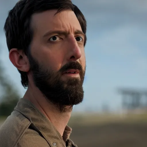 Image similar to NCIS New Orleans actor Rob Kerkovich in the tv series Halo, cinematic film still