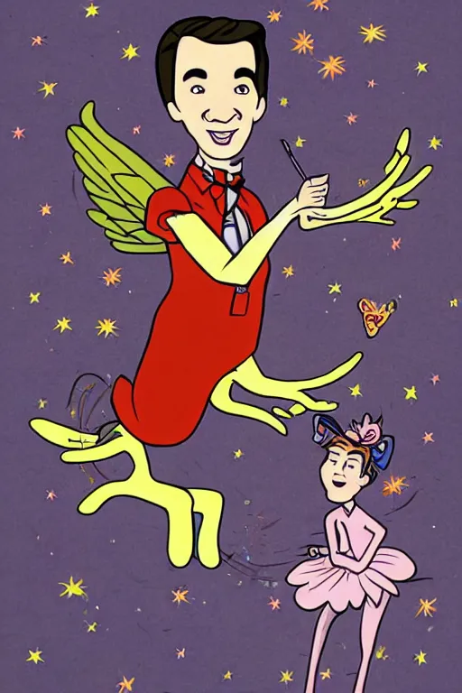 Image similar to john mulaney as the tooth fairy in smart car, ultra detailed fantasy, by andy park