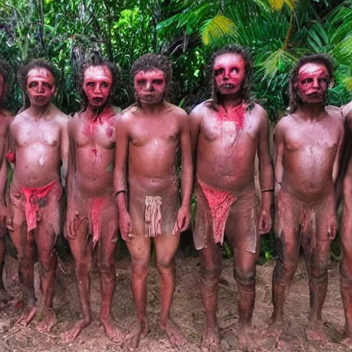 Image similar to the biboran cult, man's with red eyes