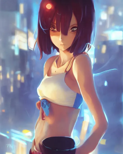 Image similar to a girl cosplaying as a toaster, full shot, atmospheric lighting, detailed face, one piece style, by makoto shinkai, stanley artgerm lau, wlop, rossdraws