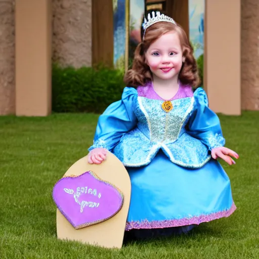 Image similar to photo portrait of sofia the first