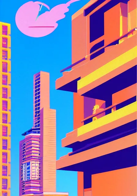 Prompt: artwork in the style of hiroshi nagai