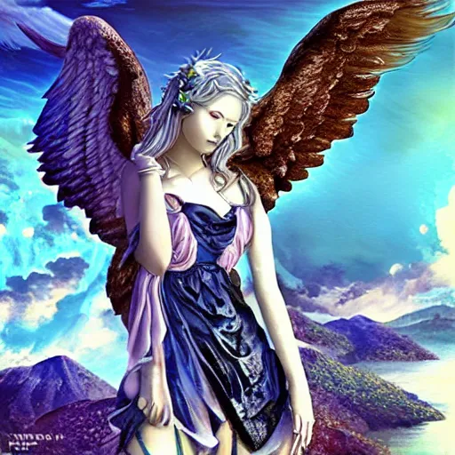 Image similar to paradise lost fallen angel 亞 歷 山 大 卡 巴 內 爾