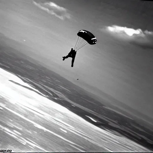 Image similar to hitler as a skydiver