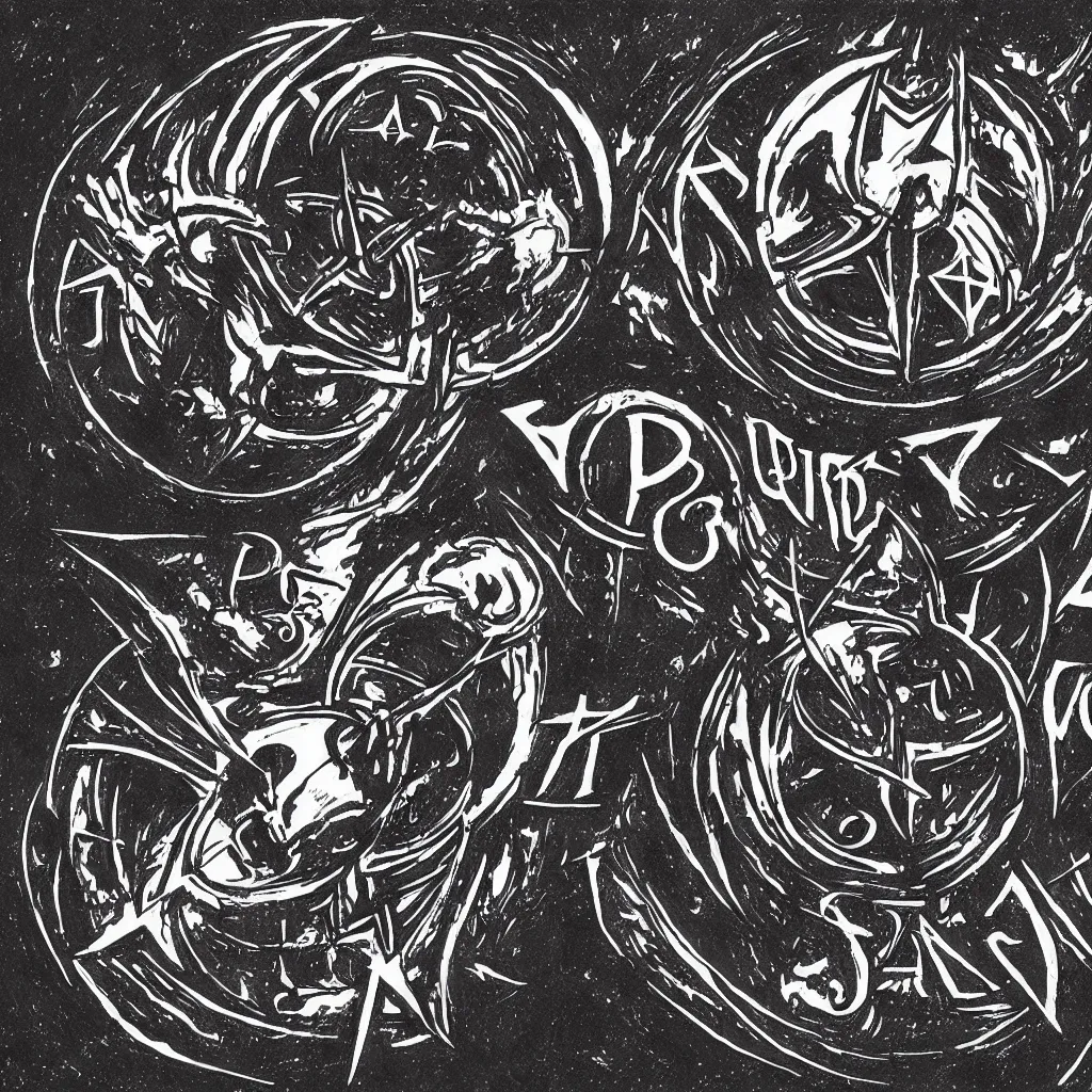 Image similar to Concept art of a logo with the text STARZ, with skeletal features, art by HR Giger