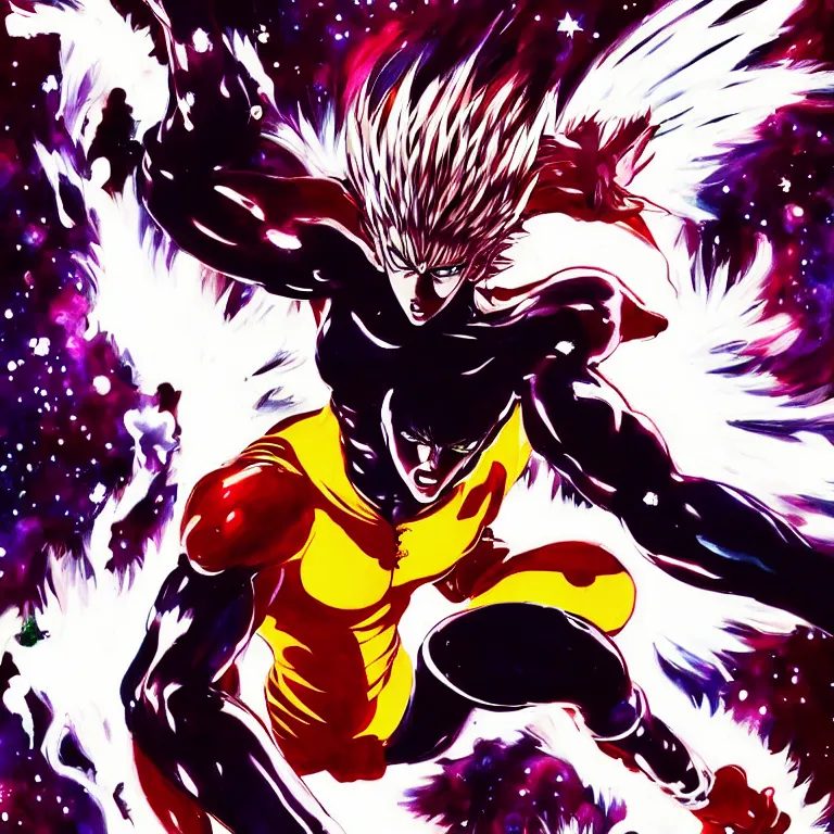 cosmic garou from one punch man in an expensive matte, Stable Diffusion