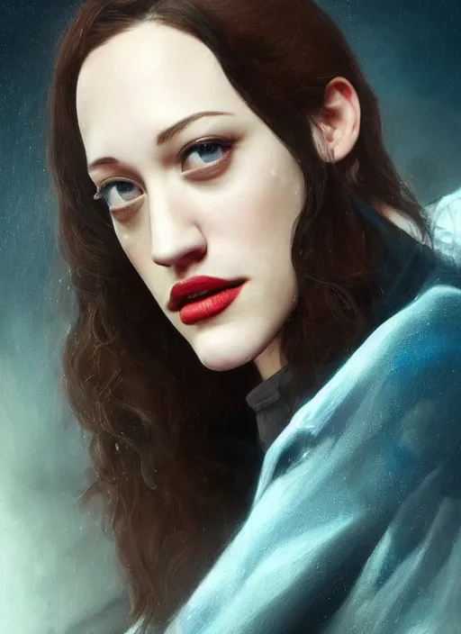 Image similar to portrait of Kat Dennings, hyperrealistic mixed media high resolution scamander from conan, stunning 3d render inspired art by István Sándorfi and Greg Rutkowski and Unreal Engine, perfect symmetry, dim volumetric lighting, 8k octane beautifully detailed render, post-processing, extremely hyper-detailed, intricate, epic composition, highly detailed attributes, highly detailed atmosphere, full body shot, cinematic lighting, masterpiece, no trending on artstation, very very detailed, masterpiece, stunning, flawless structure, lifelike texture, perfection,