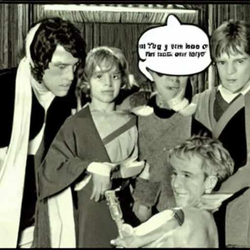 Image similar to luke skywalker's bar mitzvah