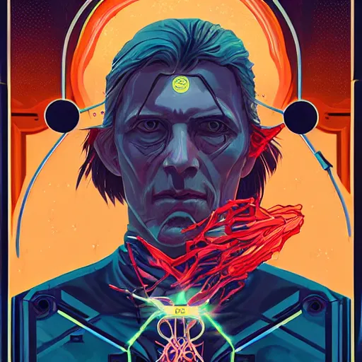 Image similar to elden ring themed majestic futuristic visionary inventor nikola tesla tarot crad by sachin teng, artgerm, darius zawadzki, masterpiece, organic painting, matte painting, technical geometrical drawing shapes, lightning electricity coil, hard edges, graffiti, high quality art by sachin teng, artstation trending