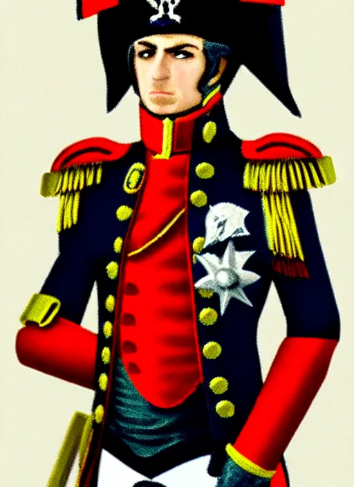 Image similar to jetstream sam as emperor napoleon