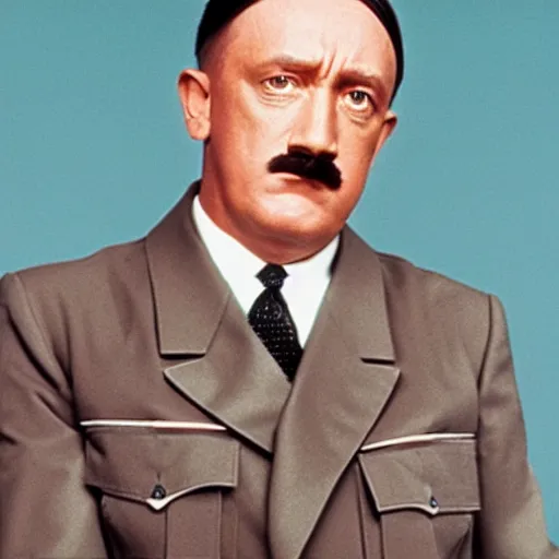 Image similar to A still of Hitler in the 1980s sitcom Full House