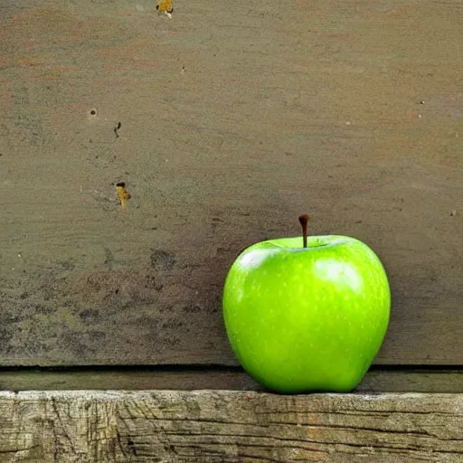 Image similar to a beautiful photo of a green apple