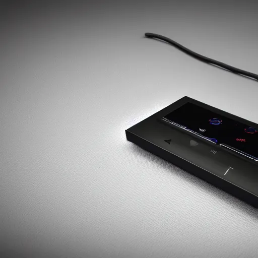 Prompt: isometric render of a sony walkman designed by dieter rams, highly detailed, soft lighting, unreal engine