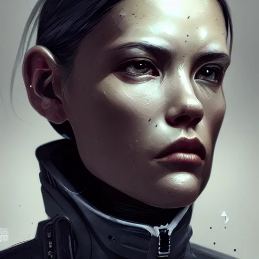 Prompt: portait of combine hl 2, techwear, sci - fi, intricate, elegant, highly detailed, digital painting, artstation, concept art, smooth, sharp focus, illustration, by bartek fedyczak, erak note, tooth wu, neil richards, kan liu, siwoo kim, jisu choe