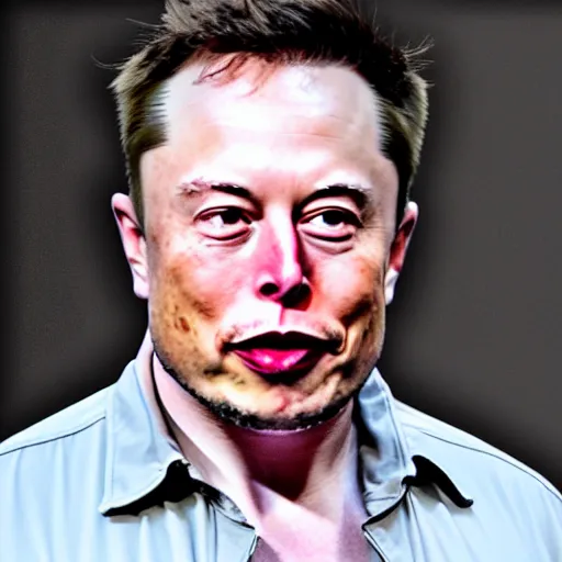 Image similar to A photo of Elon Musk after he becomes homeless and loses his wealth