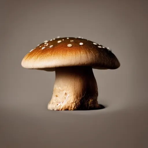 Image similar to the most perfect and dramatic magic mushroom