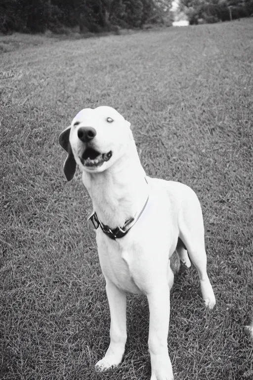 Prompt: Augie doggie doggy daddy, 35mm film