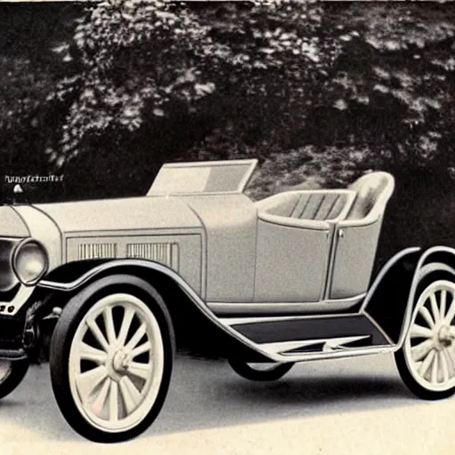 Image similar to a Photorealistic hyperrealistic car from 1920