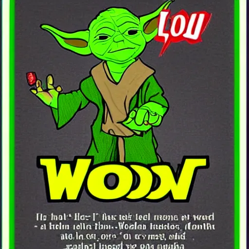 Image similar to Yoda as WWE Champion