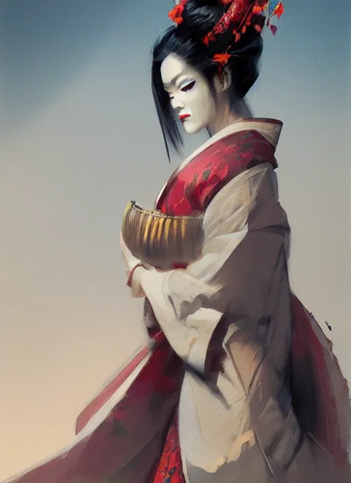 Hyper Realistic Geisha By Greg Rutkowski Stable Diffusion Openart