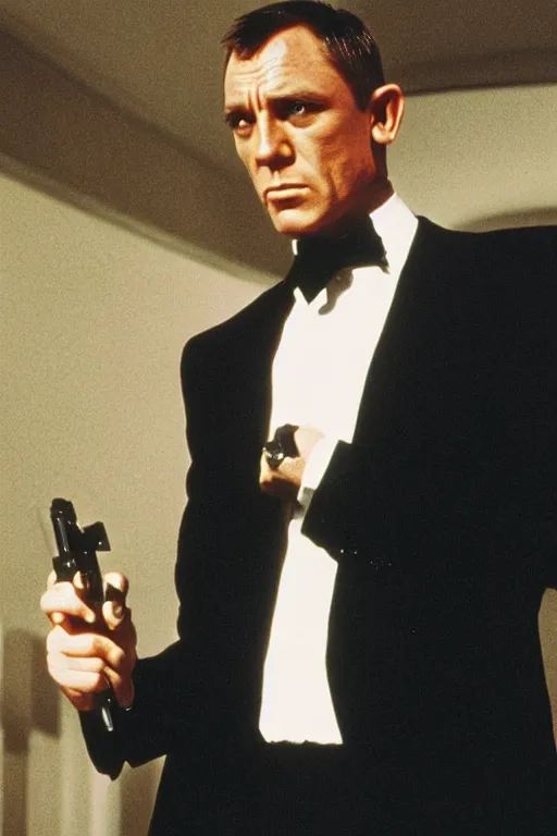 Prompt: pacifist James Bond