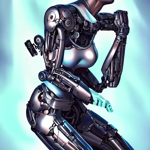 Image similar to Mechanical cyborg by artgerm, ross tran and WLOP