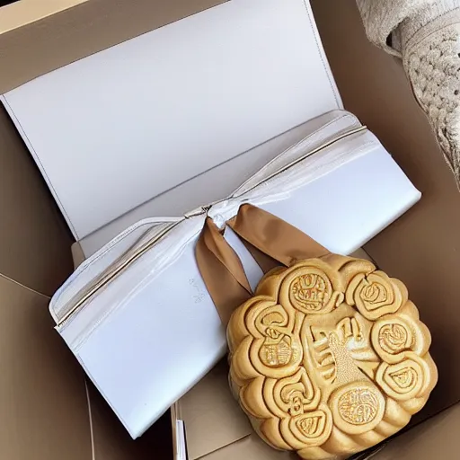 Image similar to mooncake 🥮 handbag 👜 👝 packaging