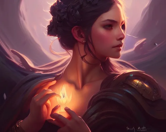 Image similar to art by ross tran, deep focus, d & d, dark fantasy, intricate, elegant, highly detailed, digital painting, artstation, concept art, matte, sharp focus, illustration, hearthstone, art by artgerm and greg rutkowski and alphonse mucha