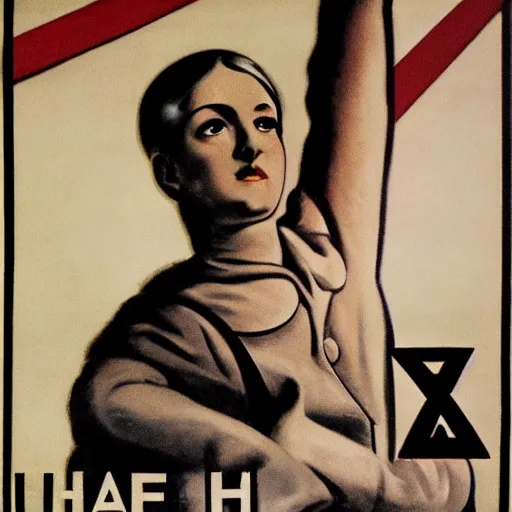 Prompt: third Reich propaganda posters