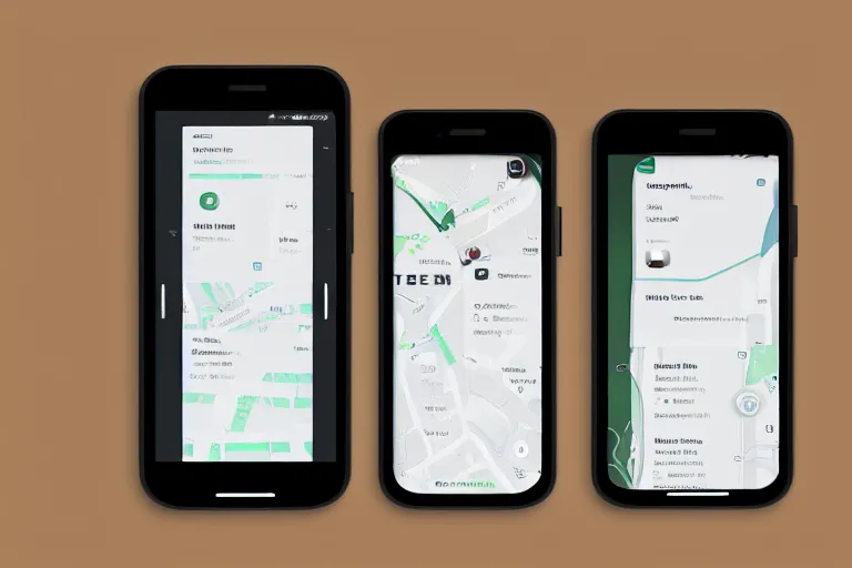 Prompt: High Quality, photorealistic UI/UX design Screens of Uber, in the style of Figma Designs