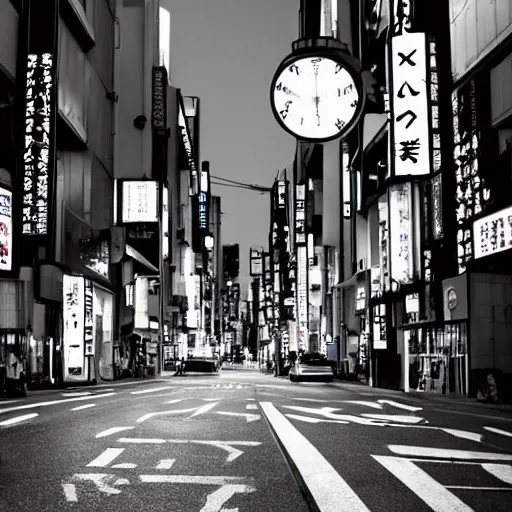 Prompt: midnight in tokyo, artistic photo, high quality image