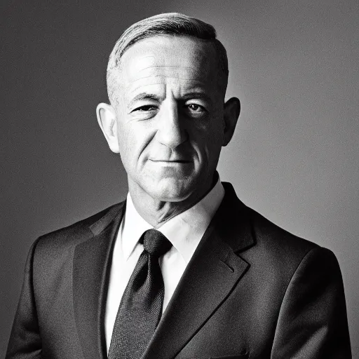 Image similar to portrait of benny gantz