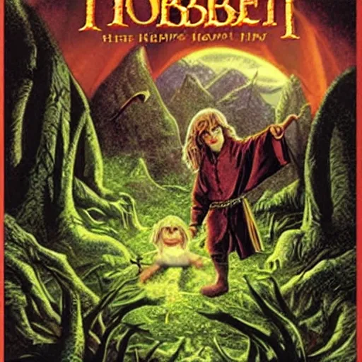 Image similar to Hobbit vampires from hell goosebumps book cover