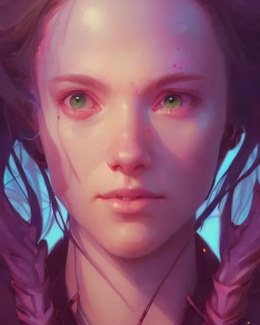 Image similar to highly detailed vfx portrait of else, unreal engine, greg rutkowski, loish, rhads, beeple, makoto shinkai and lois van baarle, ilya kuvshinov, rossdraws, tom bagshaw, alphonse mucha, global illumination, detailed and intricate environment