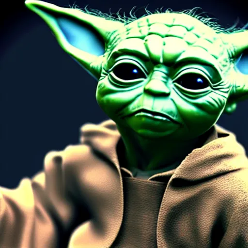 Prompt: yoda gaming,ultra realistic,real life photo,studio photo