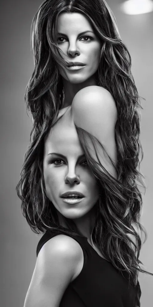 Image similar to Portrait of Kate Beckinsale in underworld,50mm