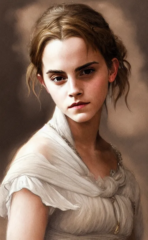 Image similar to emma watson, annasophia robb, traditional corsican, intricate, highly detailed, artstation, illustration, jurgens, rutkowski, bouguereau