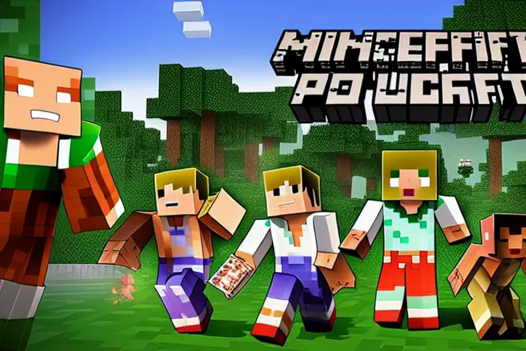 Image similar to minecraft poker edition, game poster, official Trailer
