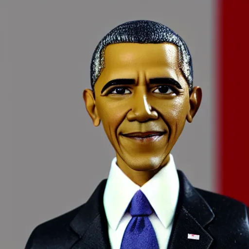 Image similar to Barack Obama as a Barbie doll